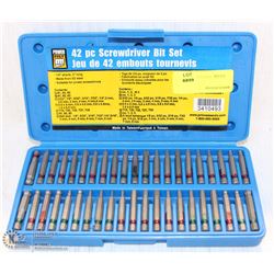 42-PIECE SCREWDRIVER BIT SET