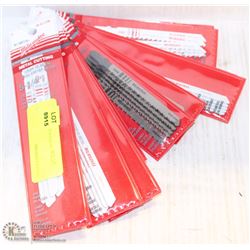 LOT OF 9 VARIOUS METAL-CUTTING SAWZALL BLADES