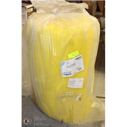 ROLL OF 25'x200' GLASS YELLOW FIBRE