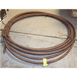 50-75' REEL 3/4" SEWER SNAKE CABLE