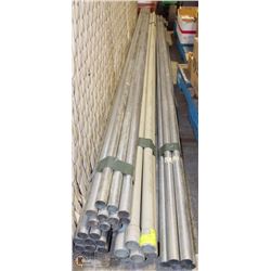 LARGE LOT OF EMT TUBING IN VARIOUS SIZES INCL 1/2"