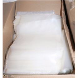 CASE OF 8.5"x9" POLY-BAGS (NON-CLOSABLE) -AS THEY
