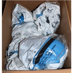 7 NEW BLUE CONSTRUCTION HARDHATS W/ LINERS