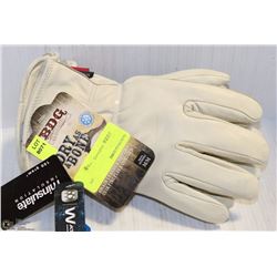 2 PAIRS OF BDG INSULATED GRAIN LEATHER ROPERS