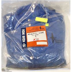 GANDER-BRAND SIZE:LARGE WELDING LEATHER JACKET