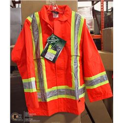 LARGE WATEPROOF HI-VIZ PIONEER JACKET -AS THEY