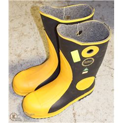 SIZE:13 AIR-BOSS DEFENSE CONCRETE RUBBER WORKBOOTS