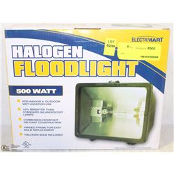 NEW ELECTRIMART 500-WATT HALOGEN FLOODLIGHT