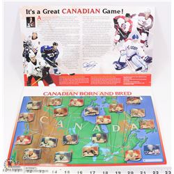 03-04 HOCKEY HEROS PIN COLLECTION IN DISPLAY.