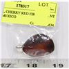 Image 1 : AMBER, CHERRY RED FIRE PENDANT FROM MEXICO