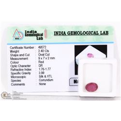 #75-NATURAL RED RUBY GEMSTONE
