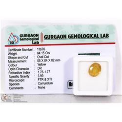 #85-NATURAL YELLOW SAPPHIRE GEMSTONE