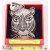 Image 1 : LARGE RHINESTONE TIGER PENDANT