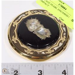 VINTAGE PEARL ENCASED LADIES COMPACT
