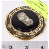 Image 1 : VINTAGE PEARL ENCASED LADIES COMPACT