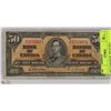 Image 1 : 1937 CANADIAN  $50.00 BILL
