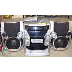 SHARP GHETTO BLASTER MODEL CD-BA 2100