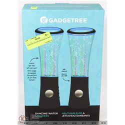 DANCING WATER SPEAKERS IN BOX.