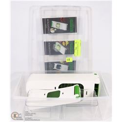 3  ALLIGATOR CHOPPERS IN TOTE