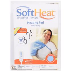 SOFTHEAT HEATING PAD WITH 4 SETTINGS.