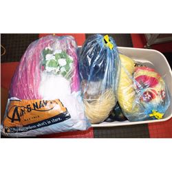 LOT OF 5 COMPETITION LADIES HAWAIIAN COSTUMES.