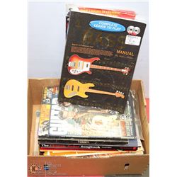 BOX FULL OF GUITAR MUSIC BOOKS -