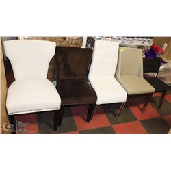 GROUP OF 5 ASSORTED SHOWHOME SIDECHAIRS