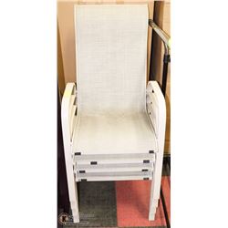 4 PATIO CHAIRS
