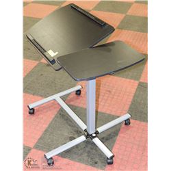 PORTABLE LAPTOP DESK ON WHEELS