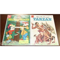 PAIR OF 10 CENT COMICS FROM 1955 AND 1959