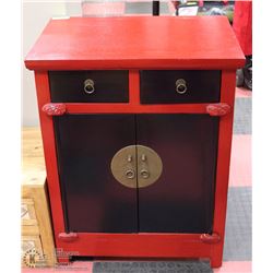 BLACK AND RED ASIAN STAND
