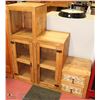 Image 1 : SOLID WOOD STEP STYLE SHELF