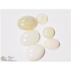35) GENUINE OPAL  ASSORTED SIZE OCTOBER BIRTHSTONE
