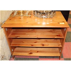 PINE CABINET. 37"X24"X29"H
