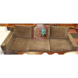 SHOWHOME MICROFIBRE SOFA