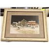 Image 1 : "GYPSIES AT NIGHT" RUSTIC FRAMED PRINT BY PETER