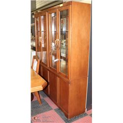 BUFFET & HUTCH. 60:"X15"X76"H