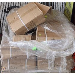 PALLET WITH 17 CASES OF 24 NEW SINGLE WHITE FLAT