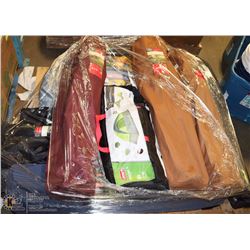 PALLET OF FOLDING DELUXE CHAIRS, COTS,TENTS ETC