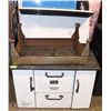 Image 1 : ANTIQUE ECONOMY CAST IRON AND ENAMEL STOVE