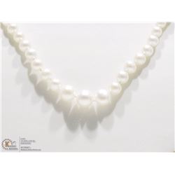 43) 14K YELLOW GOLD 103 FRESHWATER PEARL NECKLACE