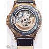 Image 2 : 47) STUHRLING AUTOMATIC GENUINE LEATHER WATCH