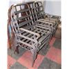 Image 1 : GROUP OF 6 PATIO CHAIRS NO CUSHIONS