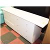 Image 1 : 6 DRAWER WHITE DRESSER (3PCS)