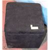 Image 1 : BLACK SUEDE LIKE  OTTOMAN