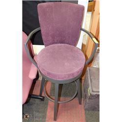 PURPLE BAR HEIGHT CHAIR