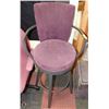 Image 1 : PURPLE BAR HEIGHT CHAIR