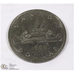 1969 CANADIAN $1.00 DOLLAR COIN