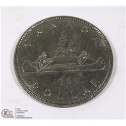 1969 CANADIAN $1.00 DOLLAR COIN