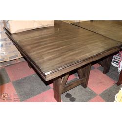 RUSTIC WOOD STYLE KITCHEN TABLE WITH BUTTERFLY